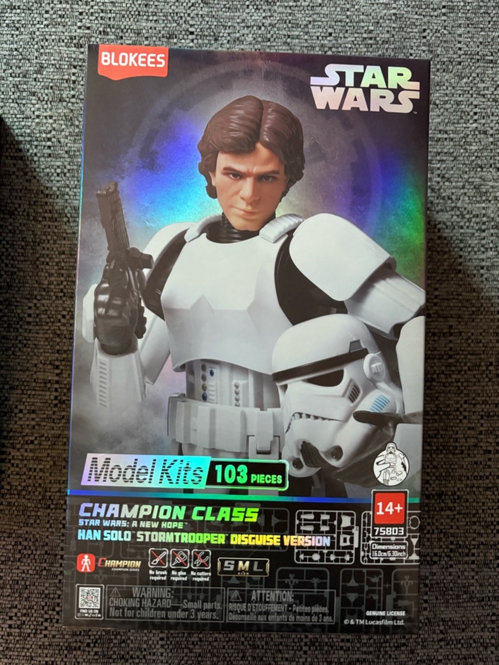 Star Wars Han Solo Stormtrooper Disguise Model Kit — White